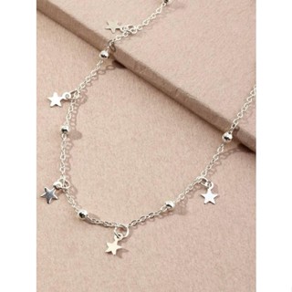 🌟พร้อมส่ง🌟 สร้อยคอ Star Charm สีเงิน น้องSo Cuteมากกกก