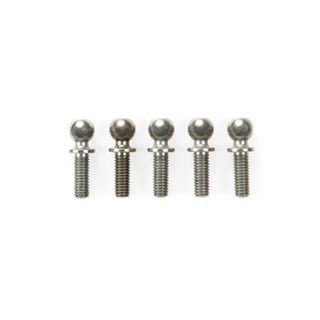 [ชุดแต่งรถบังคับ] TAMIYA 54208 OP.1208 5x8mm Aluminum Hex Head Ball Connector (Fluorine Coated, 5pcs.) ชุดแต่งทามิย่า...