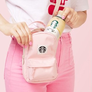 🎀【พร้อมส่ง】 2022 แก้วสตาร์บัคส์เกาหลี Starbucks Korea RTD Love Edition Pink mini cross bag (2way)