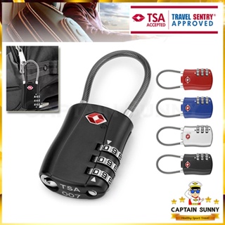 กุญแจล็อคกระเป๋าเดินทาง TSA  ล็อค 3 รหัส