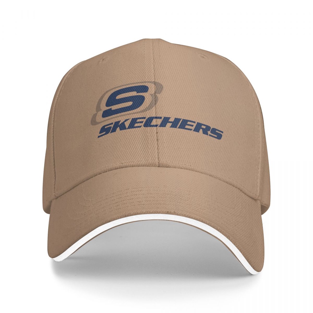 มีจําหน่าย Skechers เบสบอลหมวกผู้ชายผู้หญิงแฟชั่นหมวกโพลีเอสเตอร์ Unisex Snapback กีฬากลางแจ้งหมวกปร