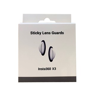 Insta360 Official X3 Sticky Lens Guards CINSBAQE  ( Black )