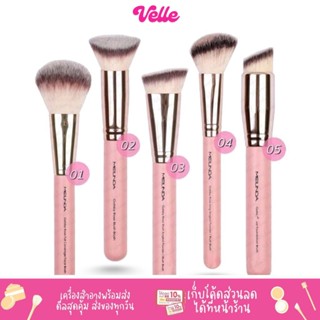 [📦 ส่งด่วน - ราคาถูก ] Mei Linda แปรงแต่งหน้า Gatsby Rose Dual makeup Brush //MD4211