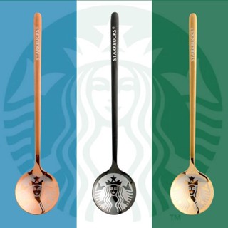 Fast Delivery1pcs Starbucks Metal Spoon Coffee Dessert Spoon 155cm Stainless Steel Spoon BBamjo