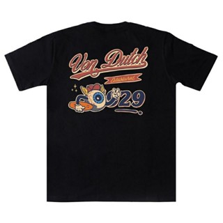 เสื้อยืด พิมพ์ลาย Vondutch ESTABLISHED Motorcle DISTRO สําหรับผู้ชาย