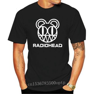 เสือยืดผู้ชาย Radiohead Rock grubu Amnesiac ayı siyah tişört erkek tişört boyutu S Xxxl yüksek kaliteli rahat baskı Tee