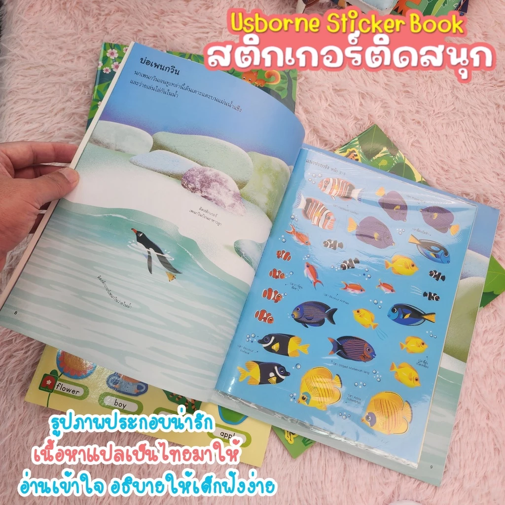 สติ๊กเกอร์เด็ก สติกเกอร์ติดสนุก พัฒนาทักษะ IQและEQ ของเล่นเสริมพัฒนาการเด็ก Aksara thumbnail 5