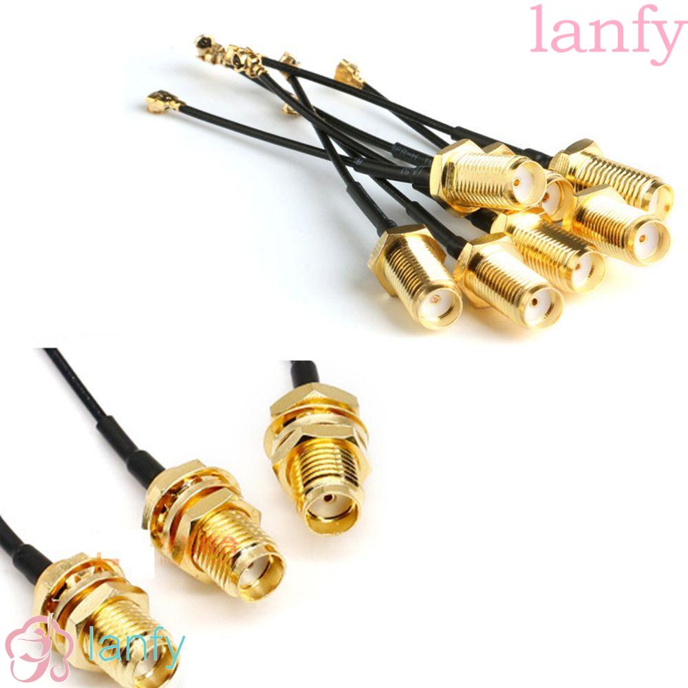Lanfy To UFL IPX RF RG178 เสาอากาศขยาย RP-SMA WiFi พิกเทลเคเบิล 1.13 มม. #8