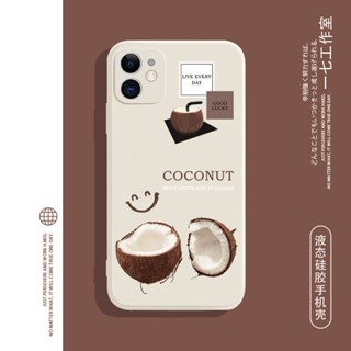 Summer Coconutเคสไอโฟน iPhone 11 pro max เคส Xr Xs X max 8พลัส 7 8 se2020 cover นิ่ม 7plus 13 12 14 pro phone case 8plus