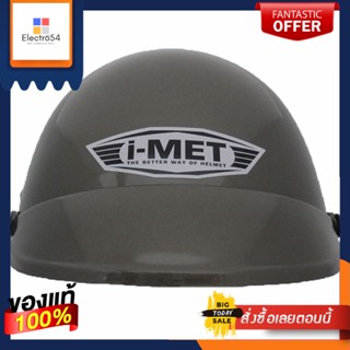 I-MET หมวกกันน็อคครึ่งใบสีเทาI-MET HALF HELMET GRAY