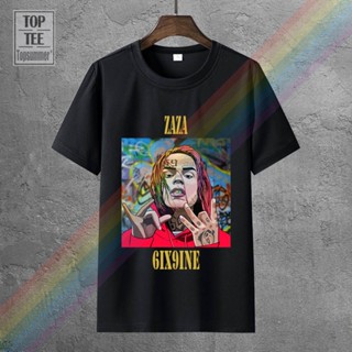 เสื้อคู่รัก 6Ix9Ine เสื้อทีเชิ้ต Zaza เสื้อยืด Emo Punk เสื้อยืดฮิปปี้โกธ Tshirts เสื้อทีเชิ้ตโกธิคย้อนยุค