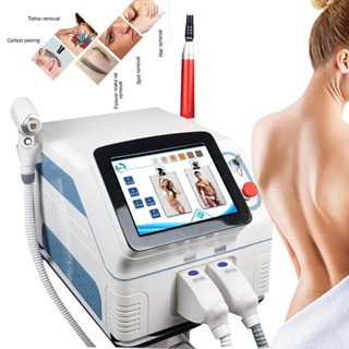 2021 New Hot Sale 2 In 1 Multi-Function Beauty Machine High Quality DiodeLaser HHair Removal  Picosecond Tattoo Removal