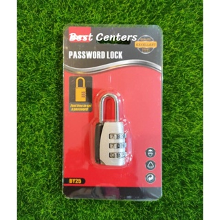 Password Lock กุญแจรหัส กุญแจล็อคกระเป๋า กุญแจรหัสล็อค Password Combination Lock กุญแจล็อค Lock Travel Padlock D9071793