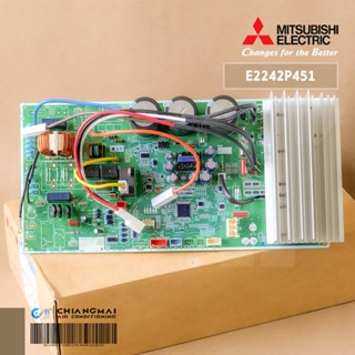 E2242P451 แผงวงจรแอร์ Mitsubishi Electric แผงบอร์ดแอร์ มิตซูบิชิ แผงบอร์ดคอยล์ร้อน รุ่น MUY-GT24VF-TH1