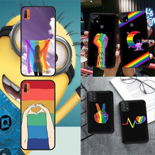 เคสโทรศัพท์มือถือแบบนิ่ม ลายหัวใจ LGBT สีดํา สําหรับ Redmi Note 8 8T 8 Pro 9 9S 9 Pro 9 Pro Max 9T