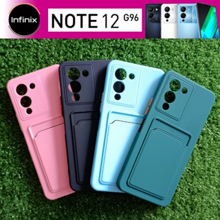 เคส ยาง TPU กันกระแทก พร้อมที่ใส่บัตร สำหรับ Infinix Note 12 G96