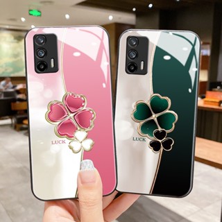 เคสโทรศัพท์มือถือกระจกนิรภัย ลาย DMY lucky สําหรับ OPPO Realme GT master X7 pro XT X50 GTneo 5 5i 6 6i 7 7i 8 8i 9i 9 pro C31 C35 C25Y C25S C21Y C20 C3 C11 C12 C15 C17