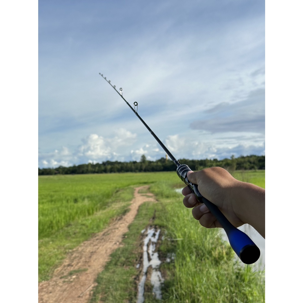 คันเบ็ด UL เวท3-8 ด้ามเบสบอล มีสีเเดงกับน้ำเงิน - รูปที่ 6