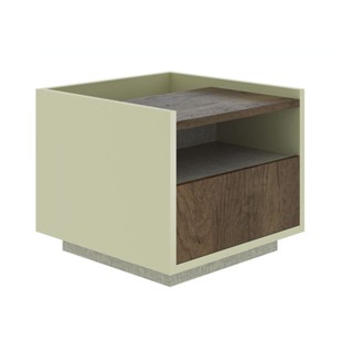 [กทม. 3-5 วัน ส่ง] SB Design Square ตู้ข้างเตียง รุ่น Econi สีไม้เข้ม (40x40x34 ซม.) แบรนด์ SB FURNITURE