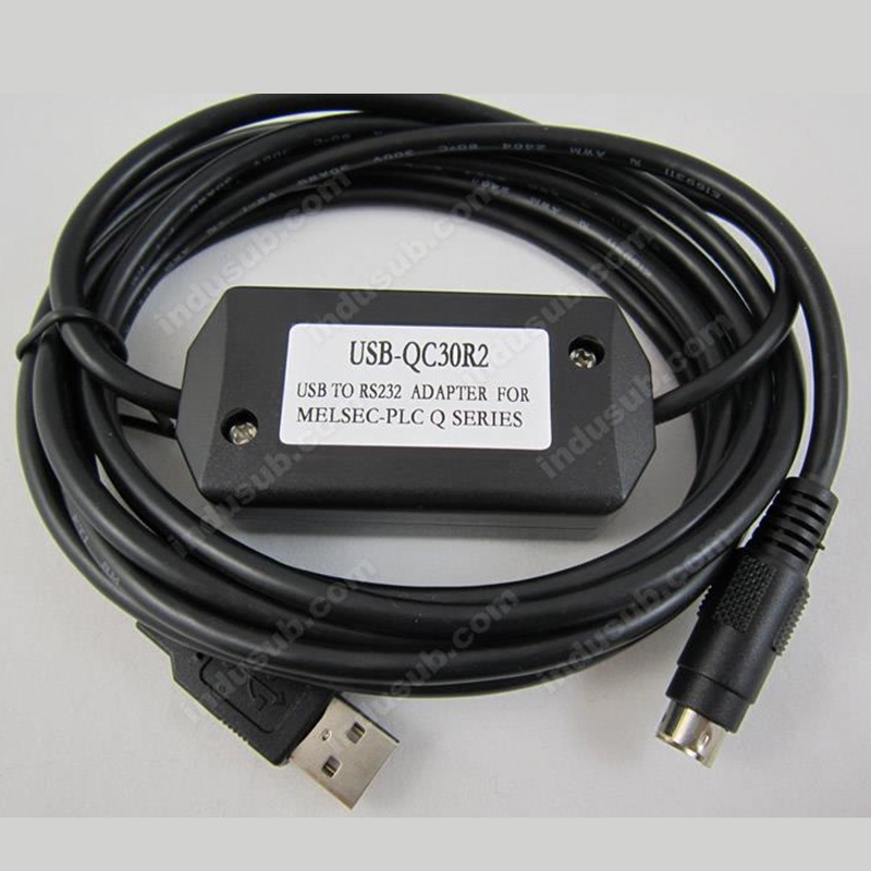 YTH USB-QC30R2 NEW Series Plc Programming Cable adapter สําหรับ Q series USBQC30R2 รองรับ win7/win8 