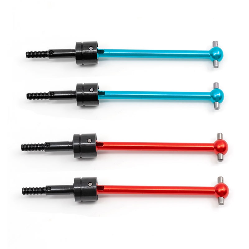 2 PCS TT02B TT-02B DT02 DT03 DF02 โลหะ Universal Drive Shaft CVD (64 มม.) สําหรับ Tamiya RC รถอะไหล่