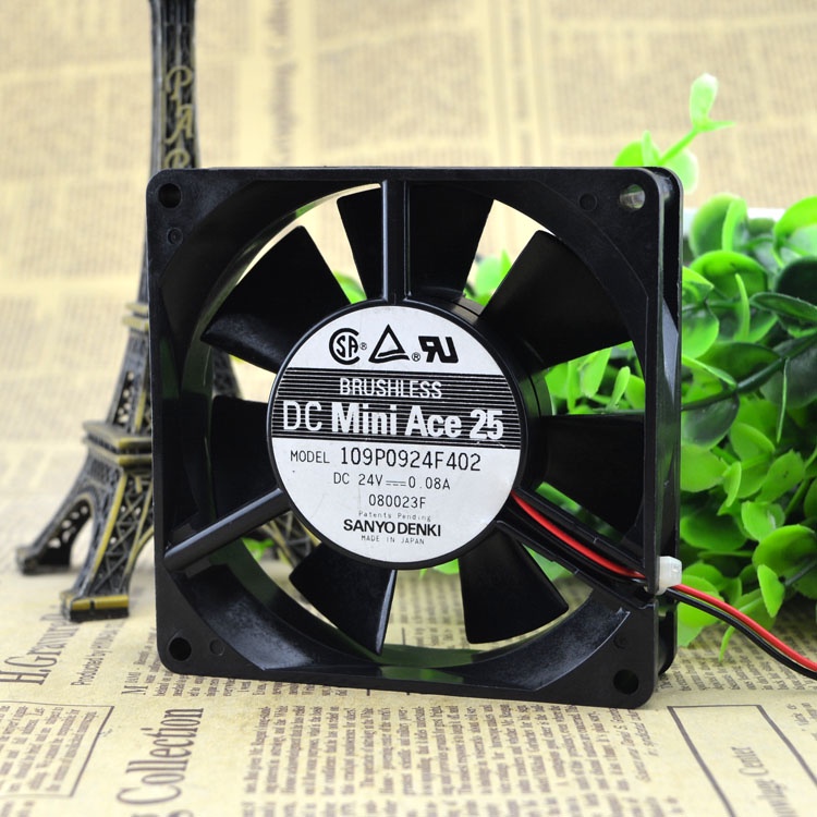 YY JAPAN 9 CM FAN 9025 24V 0.08A 109P0924F402 BALL CASE FAN