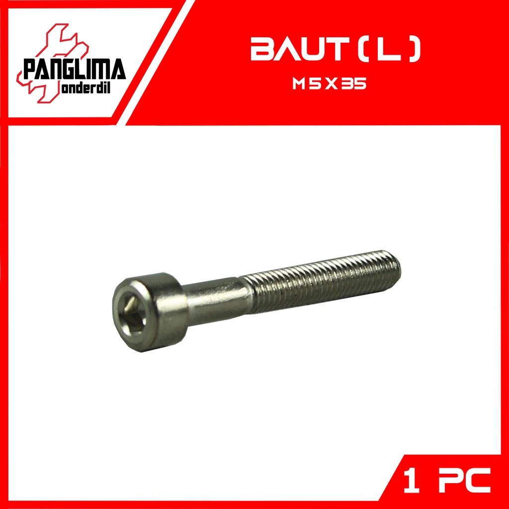 L-L4 Bolt M5x35-5X35-M 5 x 35 Key-K 4 P-Pitch 0.8 Bolt-Bolt