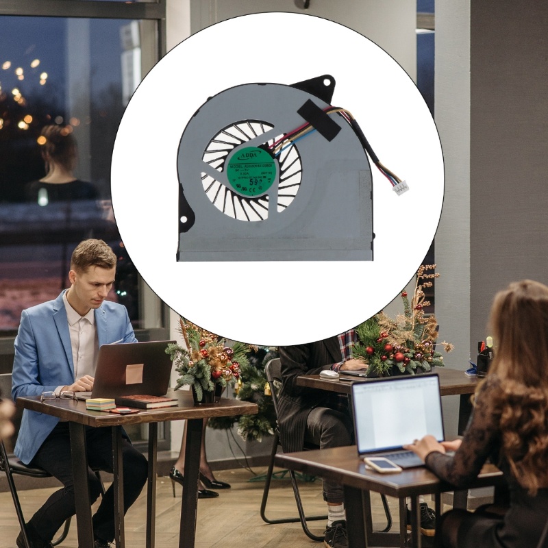 Btsg พัดลมระบายความร้อน CPU แล็ปท็อปสําหรับ Z710 Z710AT FCN FCC2 DFS531005PL0T 0Z710 13N0-B6A0D01 พั