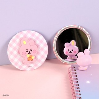 (พร้อมส่ง) กระจกพกพา bt21 pocket miror ของแท้จาก🇯🇵