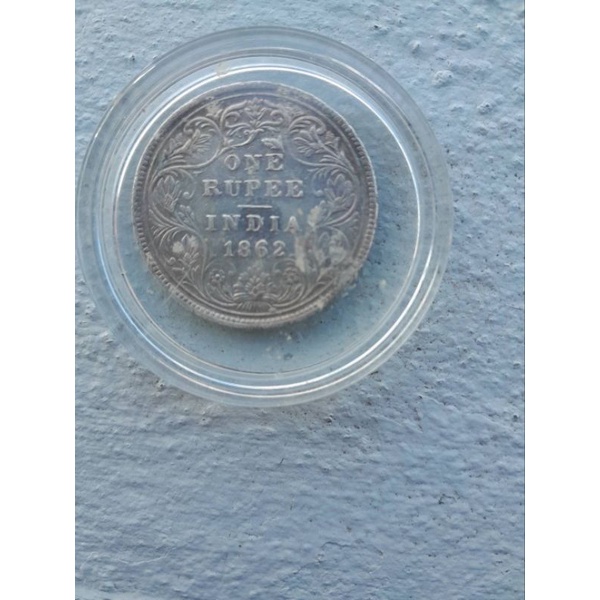 เหรียญอาณานิคมอังกฤษBRITISH INDIA 1862VICTORIA QUEEN