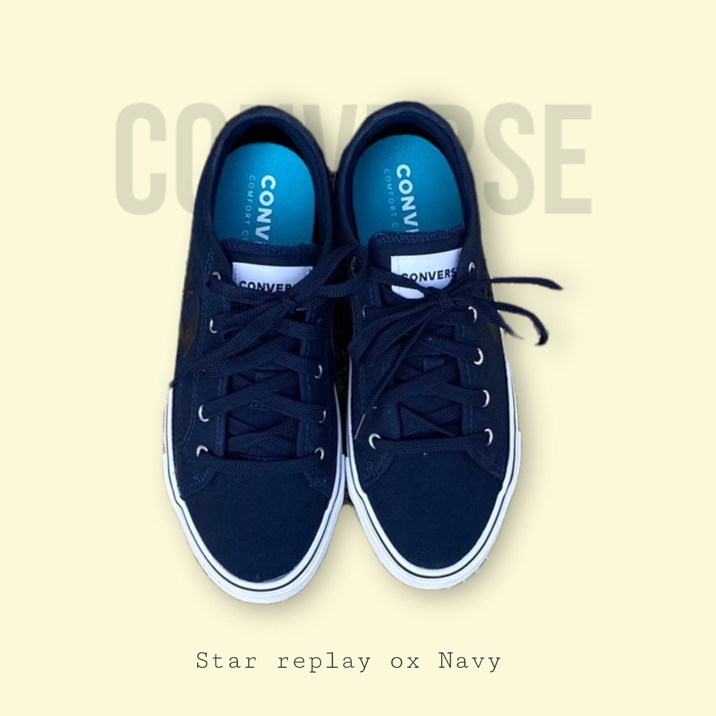 Converse Star replay ox Navy กรมท่า