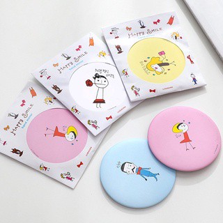 [พร้อมส่งจากไทย] กระจกพกพา กระจกส่องหน้าพกพา กระจกแต่งหน้าขนาดเล็ก 7 ซม. A219