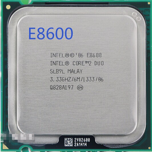 .. Core 2 Duo E8600 3.33 Ghz, E8500 E8400 E7600 E7500 E7400 E6700 E6600 E6400 E4700 E4600 E4400 E430
