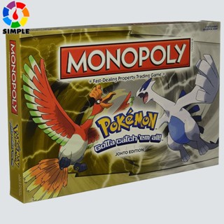 Monopoly Pokemon Johto Edition Board Game