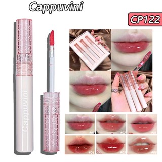 Cappuvini ลิปกลอส สามกิ่ง เติมน้ําได้ 2 กรัม ลิปกลอส ทนทาน