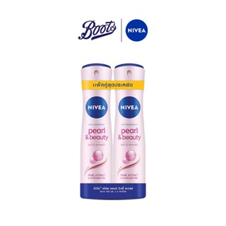 Nivea นีเวีย เพิร์ล&amp;บิวตี้ สเปรย์ 150มลX2