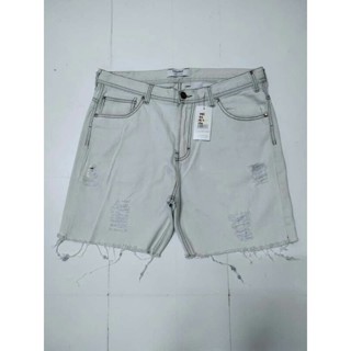 PULL&amp;BEAR แท้ เอว35"ยีนส์ขาสั้นชาย