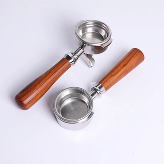 58mm ก้านชงกาแฟ ด้ามชงกาแฟ E61 Stainless Steel พร้อมในสต็อก-ก้านชงกาแฟ หัวชงกาแฟ Bottomless Portafilter Rocket Flair58