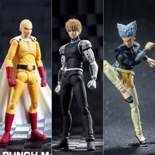 โมเดลฟิกเกอร์ PVC อนิเมะ One Punch Man Saitama Genos Garou 1/12 SHF/S.H.F ของเล่นสําหรับเด็ก