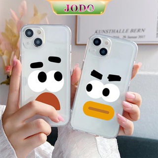 เคสโทรศัพท์มือถือซิลิโคน TPU ใส แบบนิ่ม ลาย JODO กันกระแทก สําหรับ iPhone 14 13 12 11 Promax 6 6S 7 8 Plus X XR XSMax SE