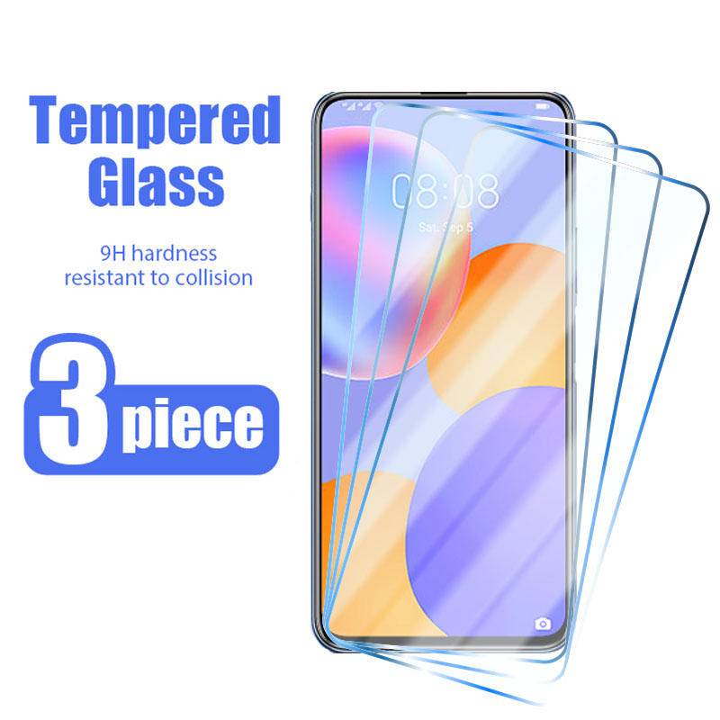 3 PCS HD ป้องกันสําหรับ Huawei Y5P Y6P Y7A Y7P Y8P Y9A Y9s ป้องกันหน้าจอสําหรับ Huawei Y3 Y5 Y6 Y6s 