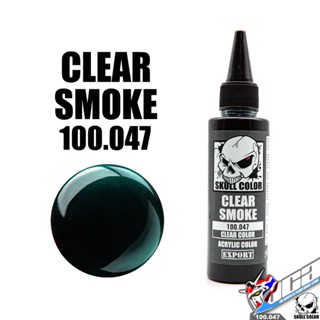 SKULL COLOR 100.047 CLEAR SMOKE ACRYLIC COLOR 60ML CLEAR COLOR สีอะครีลิกสำหรับพลาสติก โมเดล VCA GUNDAM