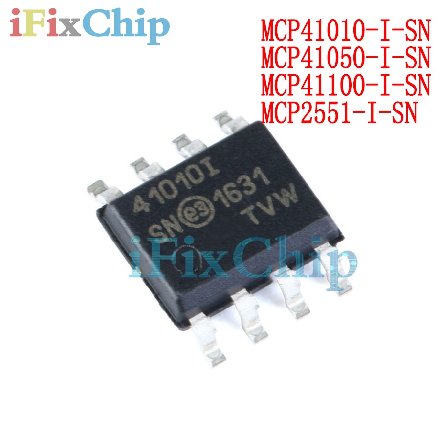 5 ชิ้น MCP41010-I/SN MCP41010 41010I SOP MCP41050-I/SN 441050I MCP41100-I/SN 41100I MCP2551-I/SN P2I ยี่ห้อใหม่ MCP2551-I ยี่ห้อ MCP2