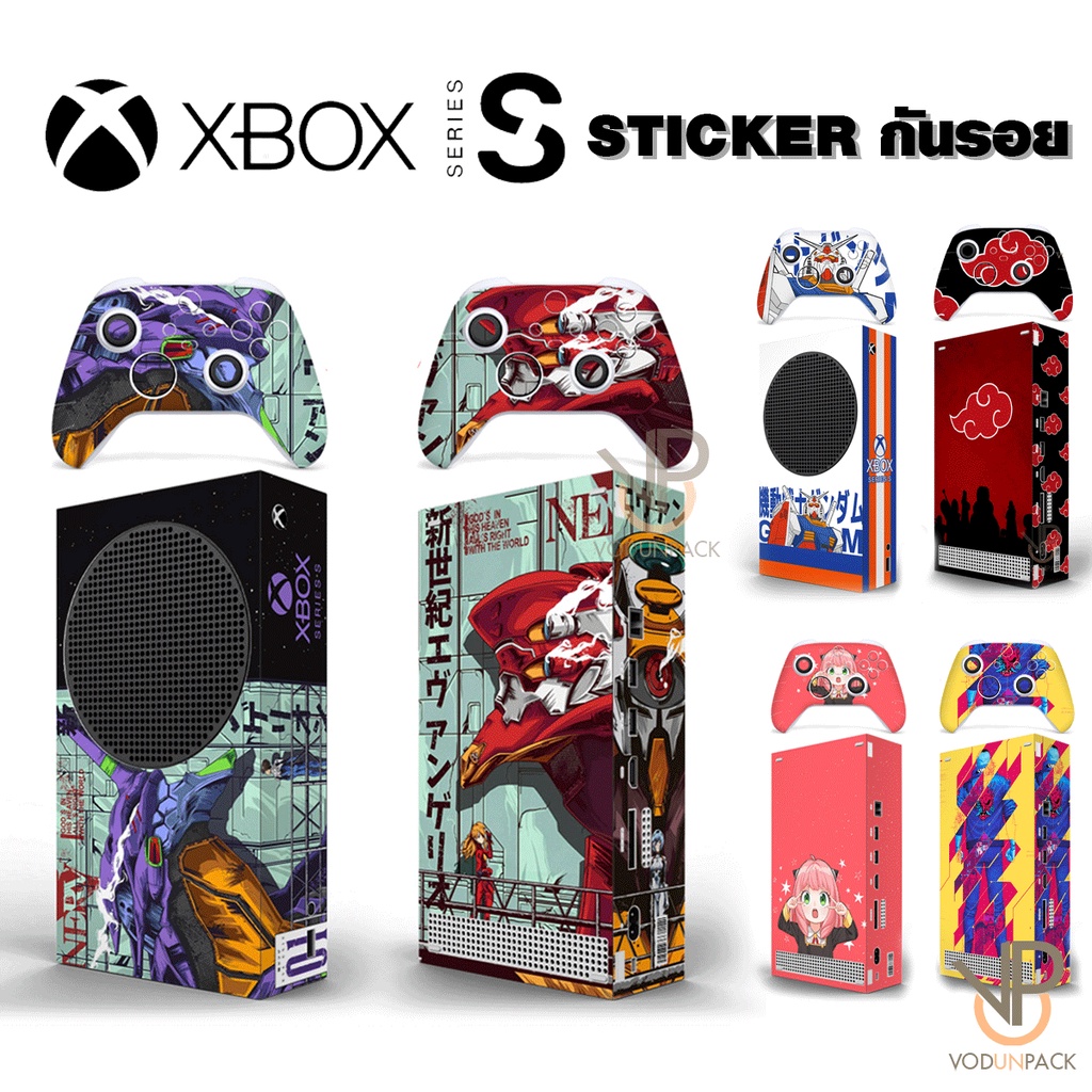 VP [Titan Skin] Sticker ติดเครื่อง Xbox Series S คุณภาพเยี่ยม ลายเยอะ / Evagalion / Gundam / Anya / 