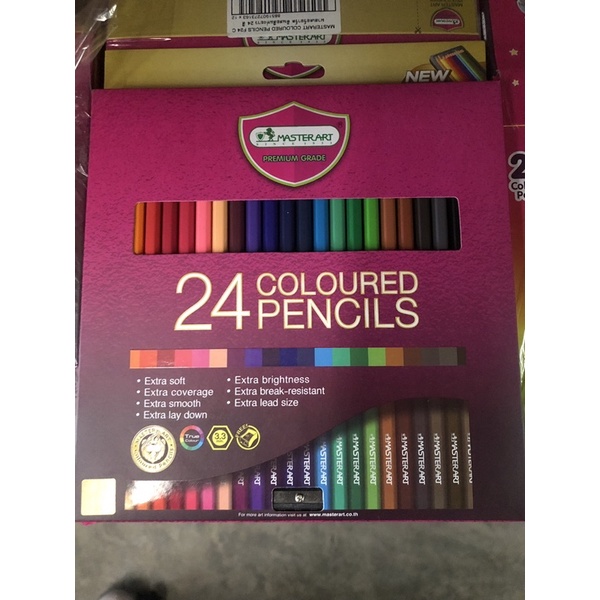 สีไม้24สี มาสเตอร์อาร์ต
