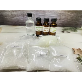 🔥โปรทั้งปี🔥ชุดทำยาหม่องสมุนไพร ด้วยตนเอง 1 ชุด **ฟรีขวดแก้ว 50 กรัม 2 ขวดทุกออร์เดอร์**ทำได้ 8 ขวด (330 กรัม) มีเก็บปลาย