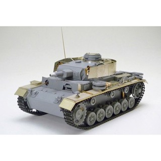 [ชุดโมเดลสเกลประกอบเอง] TAMIYA 25159 1/35 GERMAN PANZERKAMPFWAGEN III AUSF.N (w/ABER® PHOTO-ETCHED PARTS &amp; METAL GUN ...