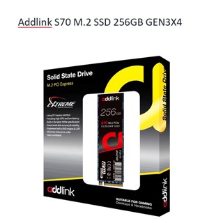 SSD ADDLINK S70 256GB M.2 PCIe GEN3X4 NVMe (รับประกัน5ปี)