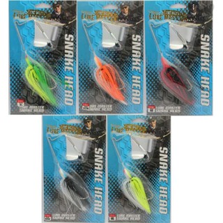 เหยื่อตกปลา บัสเบท Lure Master snake head ps1/2 oz บัสเบท ขนาด 12 ซม 23 กรัม