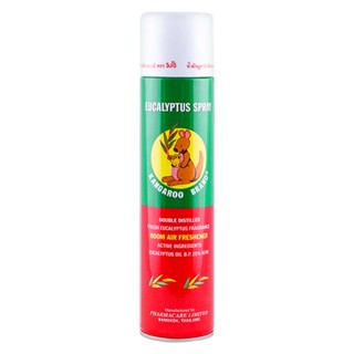 Kangaroo Eucalyptus Spray 300 ML.น้ำมันยูคาลิปตัสสเปรย์ ตราจิงโจ้